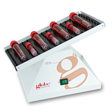 Globe Scientific Tube Rocker, 3D Motion, 240v, 50Hz GTR-3D-UK